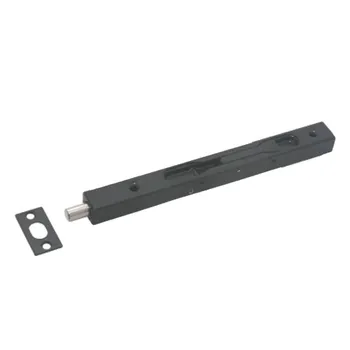 Gambar Aksesoris Pintu Jendela Dekkson Flush Bolt FB 040 8 Matt Black  di Juragan Material
