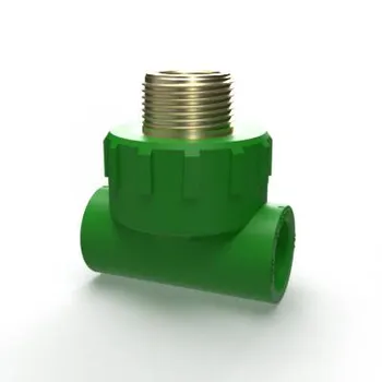 Gambar Aksesoris Pipa Rucika PPR Male Thread Tee 25x3/4" di Juragan Material