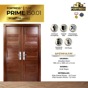 Gambar Pintu Besi/Baja Fortress Double Door Prime 150 di Juragan Material