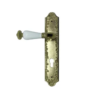 Gambar Pegangan Pintu Dekkson Handle Vintage Series LHP V210 1190 PVD+WC di Juragan Material