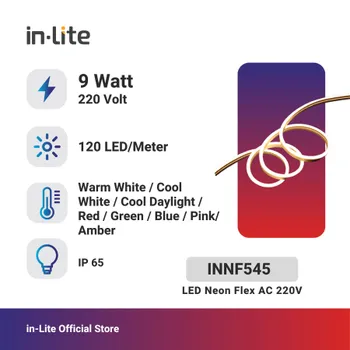 Gambar Lampu & Armatur  In-Lite Neon Flex / INNF545 / AC220V di Juragan Material