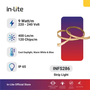 Gambar Lampu & Armatur  In-Lite Strip Light / INFS286 / 9 Watt di Juragan Material
