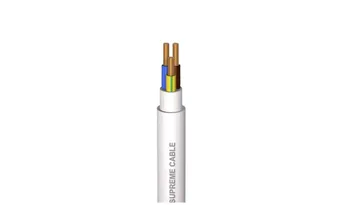 Gambar Kabel Listrik Supreme NYM 3 x 4mm @100m - Putih di Juragan Material