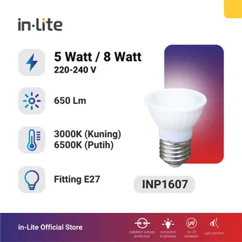 Gambar Lampu & Armatur  In-Lite Par / INP1607  / 5 Watt di Juragan Material