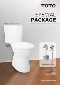 Gambar PROMO Closet Duduk TOTO CW633JW/F / SW633JP + TC505 di Juragan Material