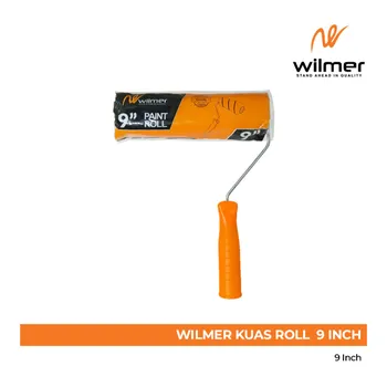 Gambar Alat Bantu Kerja Wilmer Kuas Roll Screw + Gagang - 9" di Juragan Material