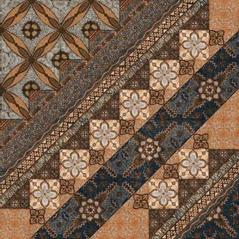 Gambar Granite Tile Indogress Etnika Patola - Crystalline - 60x60 di Juragan Material