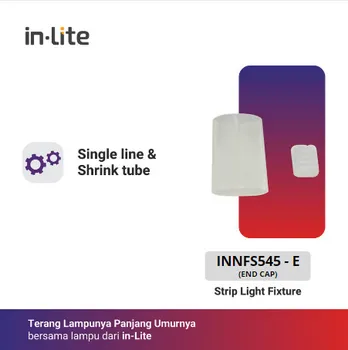 Gambar Aksesoris Listrik In-Lite End Cap / INNFS545 - E di Juragan Material