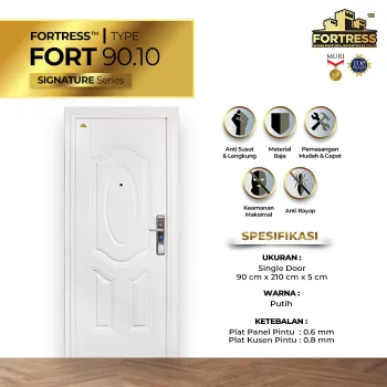 Gambar Pintu Besi/Baja Fortress Single Door Fort 90.10 di Juragan Material