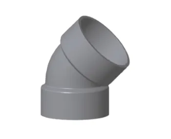 Gambar Aksesoris Pipa Lesso PVC Elbow 45 Derajat 6" Tipe D di Juragan Material