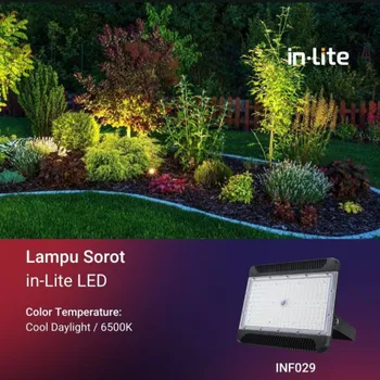 Gambar Lampu & Armatur  In-Lite Flood Light / INF029 / 200 Watt di Juragan Material