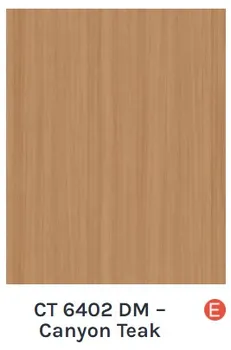 Gambar HPL Carta Wood Grain 2 6402 - 6477 - Carta 6434 Dm Chear Teak di Juragan Material