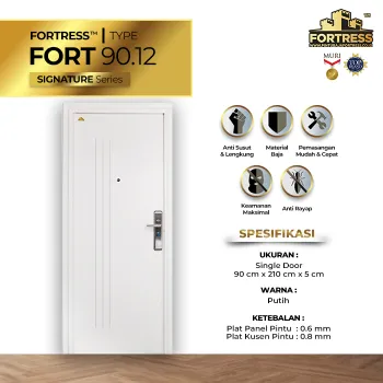 Gambar Pintu Besi/Baja Fortress Single Door Type Fort 90.12 di Juragan Material