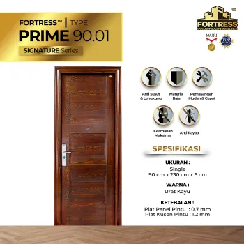 Gambar Pintu Besi/Baja Fortress Single Door Prime 90 di Juragan Material