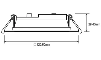 Gambar Lampu & Armatur  Panasonic LED Neo Slim Downlight 9W - NNP72255 - 6500k - Cool Daylight di Juragan Material