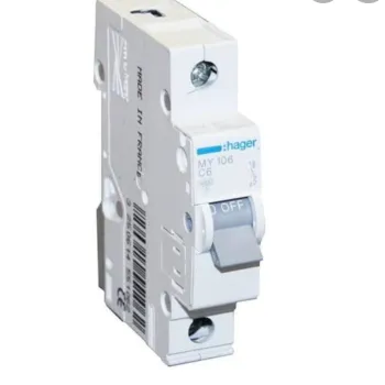 Gambar Aksesoris Listrik Hager MCB 1ph 10A/6Ka di Juragan Material