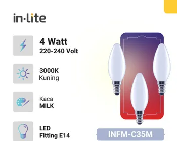Gambar Lampu & Armatur  In-Lite INFM-C35M / 4 Watt di Juragan Material
