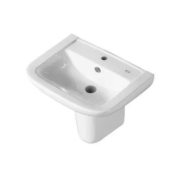 Gambar Wastafel Aer Half Pedestal Washbasin PW 02 di Juragan Material