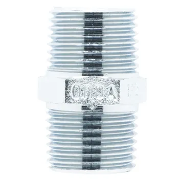 Gambar Aksesoris Pipa Onda Chrome Double Nipple 1 1/2" di Juragan Material