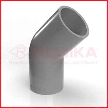 Gambar Aksesoris Pipa Rucika PVC Elbow 45 Derajat 4" Tipe AW di Juragan Material