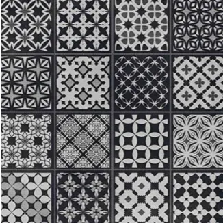 Gambar Granite Tile Nara Ceramica NA60DM010 - Cementum - 60x60, Black di Juragan Material