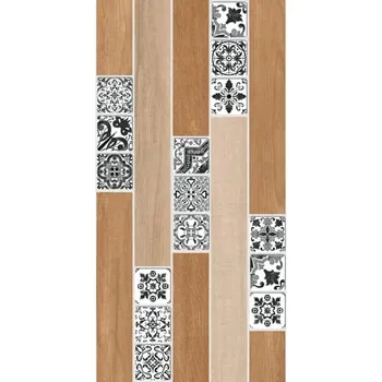 Gambar Granite Tile Habitat Inari Deco Nero - 30x60 di Juragan Material