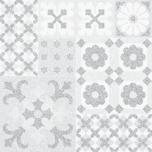Gambar Granite Tile Niro Pebbles GPL01 DC Frosty White - 60x60 di Juragan Material