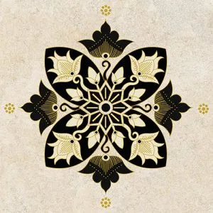 Gambar Granite Tile Niro Swatantra D0043 Kawung Cakra Ningrat 02 - 60x60 di Juragan Material