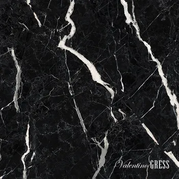 Gambar Granite Tile Valentino Black Carrara  - 100x100 di Juragan Material
