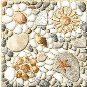 Gambar Keramik Ikema XSL Oceana - 40x40, Beige di Juragan Material