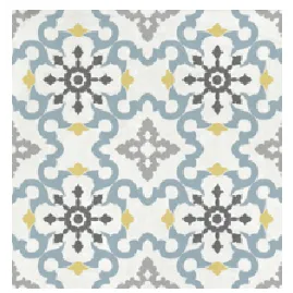 Gambar Keramik Milan Harvest Deco Grey - 40x40 di Juragan Material