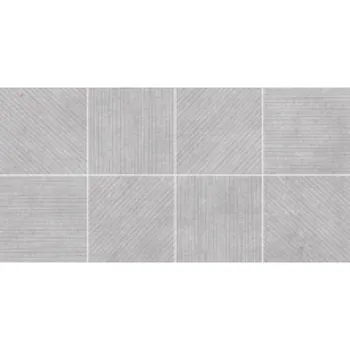 Gambar Keramik Platinum Trevor Grey Decor Embossed - 30x60 di Juragan Material