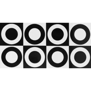 Gambar Keramik Roman W40240 Polka Black - 20x40 di Juragan Material