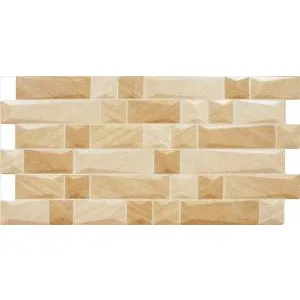 Gambar Keramik Roman GL638058 dPyramid Beige - 30x60 di Juragan Material