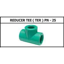 Gambar Aksesoris Pipa Toro 25 PPR Reducer Tee PN25 1 1/2 x 3/4 inch di Juragan Material