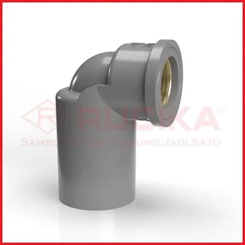 Gambar Aksesoris Pipa Rucika PVC Faucet Elbow With Metal Insert  3/4" Tipe AW di Juragan Material