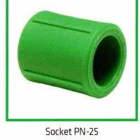 Gambar Aksesoris Pipa Toro 25 PPR Socket PN25 5 inch di Juragan Material