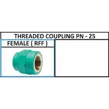Gambar Aksesoris Pipa Toro 25 PPR Sok Drat Dalam PN25 25 x 1/2 inch di Juragan Material