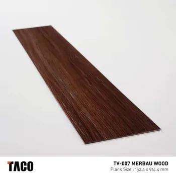 Gambar Vinyl Taco 3mm TV-007 Merbau Wood di Juragan Material