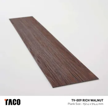 Gambar Vinyl Taco 3mm TV - 009 Rich Walnut di Juragan Material