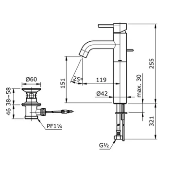 Gambar Keran Air TOTO  TX116LESV4N di Juragan Material