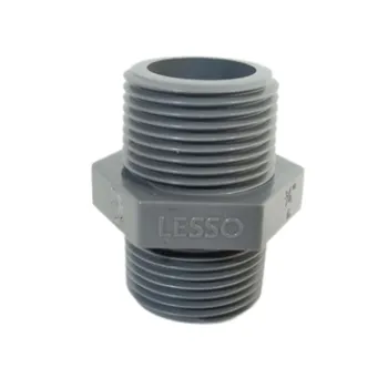 Gambar Aksesoris Pipa Lesso PVC Double Nipple 1/2" Tipe AW di Juragan Material