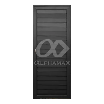 Gambar Pintu Alumunium Alphamax Austin 70 - Slot - Sand Black Metallic di Juragan Material