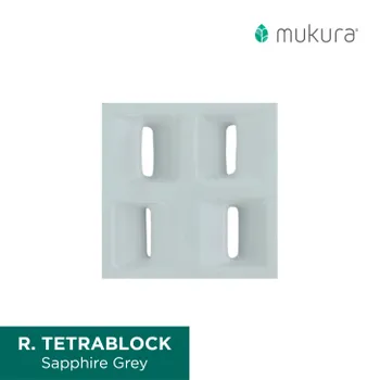 Gambar Roster Mukura 20 x 20 Tetrablock Sapphire Grey di Juragan Material