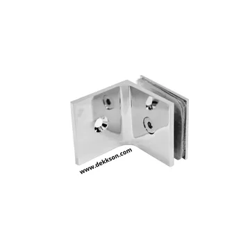 Gambar Aksesoris Pintu Jendela Dekkson Glass Clip Glass to Wall GC 833 - Chrome di Juragan Material