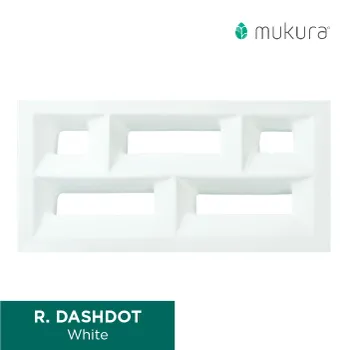 Gambar Roster Mukura 20 x 40 Dashdot Plus White di Juragan Material
