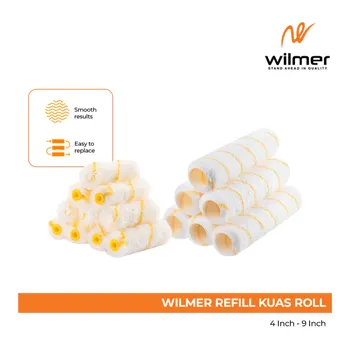 Gambar Alat Bantu Kerja Wilmer Refill Kuas Roll Bulu - 9" di Juragan Material