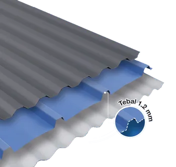 Gambar Atap uPVC Rooftuff SL Roma Panjang 6 m - White di Juragan Material