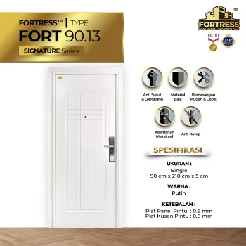 Gambar Pintu Besi/Baja Fortress Single Door Fort 90.13 di Juragan Material