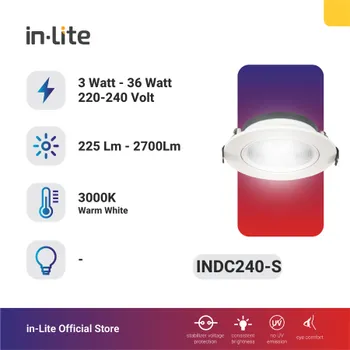 Gambar Lampu & Armatur  In-Lite Mini Downlight / INDC240S / 20 Watt di Juragan Material